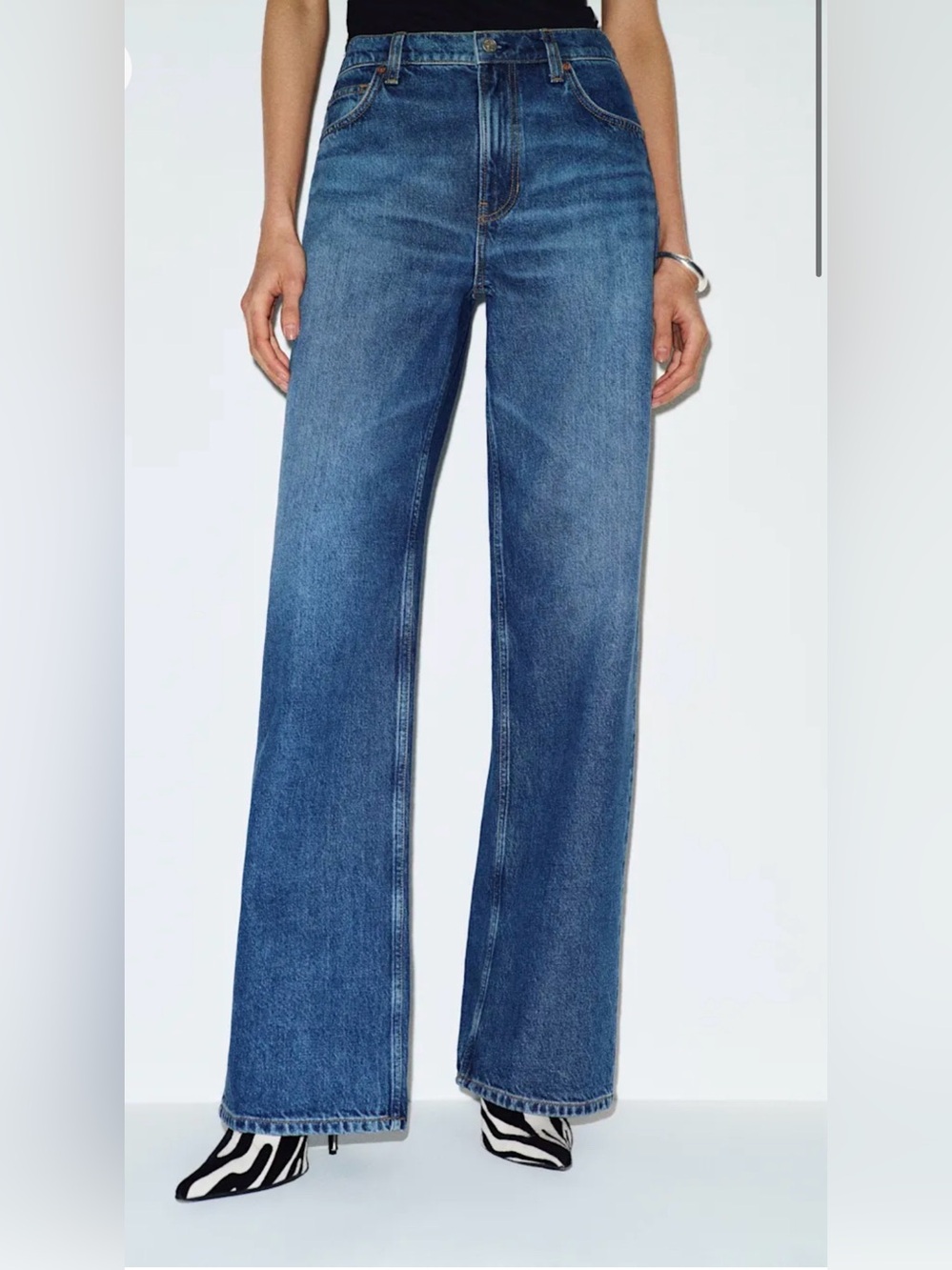 Reformation Reisa Adjustable Waist Baggy Jeans